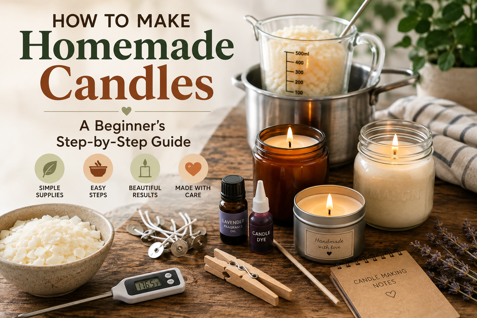 How to Make Homemade Candles: A Beginner's Step-by-Step Guide